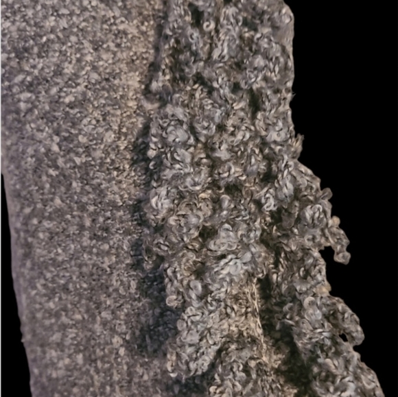 HP🔥🔥Gorgeous Grey Fuzzy Sweater vest/cardigan NWOT - Picture 6 of 16